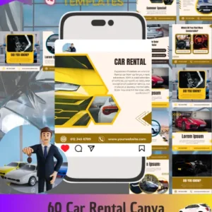 Car Rental Canva Templates